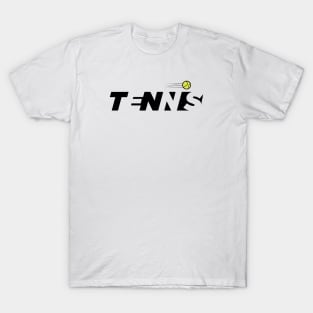 Tennis Sport Logo Design T-Shirt